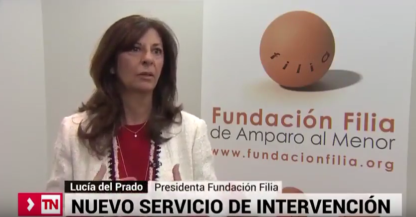 Lucía del Prado presentando el nuevo servicio de Coordinación Parental de la Comunidad de Madrid