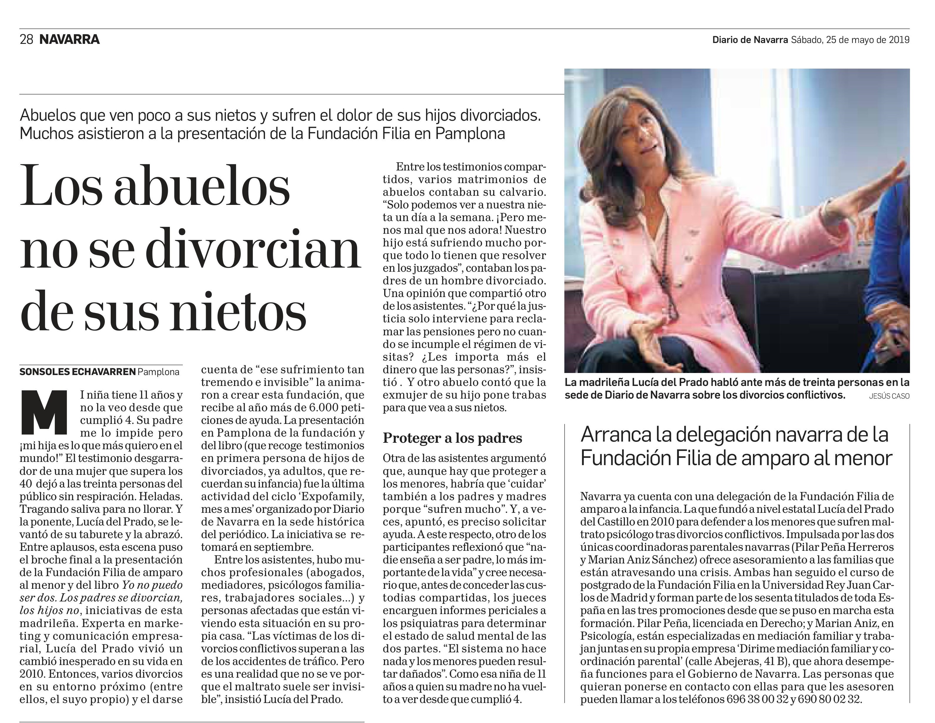 Los abuelos no se divorcian de los nietos